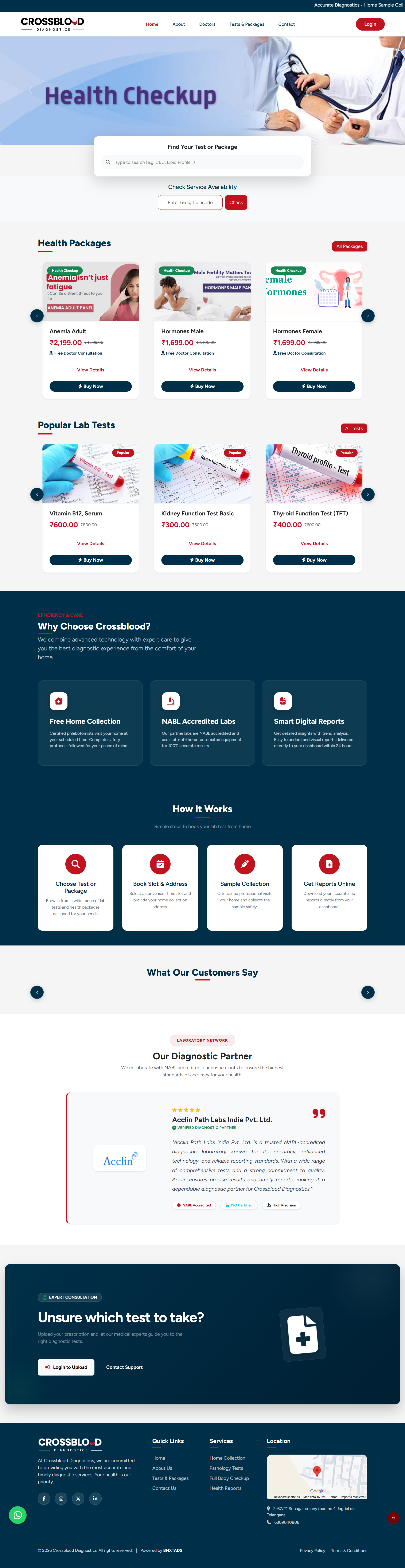 Crossblood Diagnostics